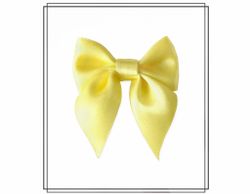 Rosett GUL - satinrosett
