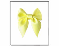 Rosett CITRONGUL - satinrosett