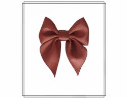 Rosett BRUN - satinrosett