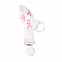 Vit napphållare "Rosa Bandet"