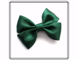 Vera MÖRKGRÖN - stor - hårklämma