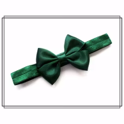 Hårband Vera MÖRKGRÖN - stor