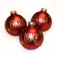 Stor JULKULA i glas med namn