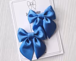 Saga BLÅ - liten - 2-pack hårklämmor