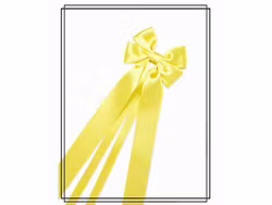 Vera CITRONGUL- liten doprosett med dubbla band