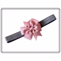 Hårband Lilly GRÅ / GAMMELROSA - mellan