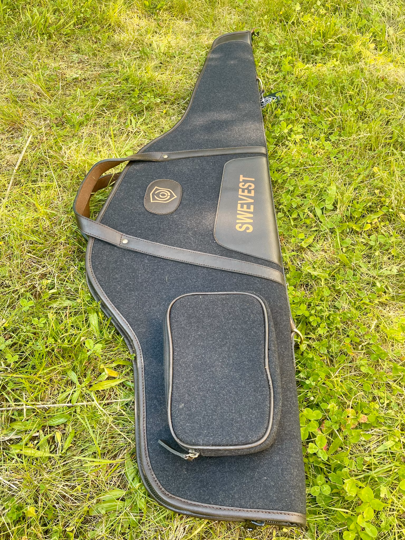 Waffentasche aus Leder "Sista Fodralet"