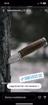 Jagdmesser No1 Leder