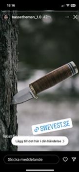 Hunting knife No1 Leather