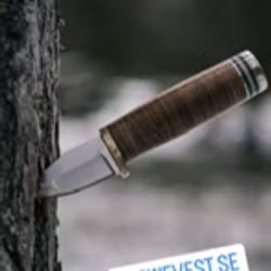 Hunting knife No1 Leather