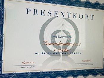 Presentkort