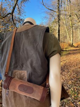 Leather optic bag