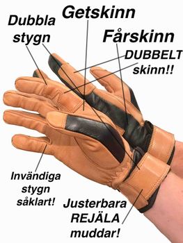 Leather glove Sleipner