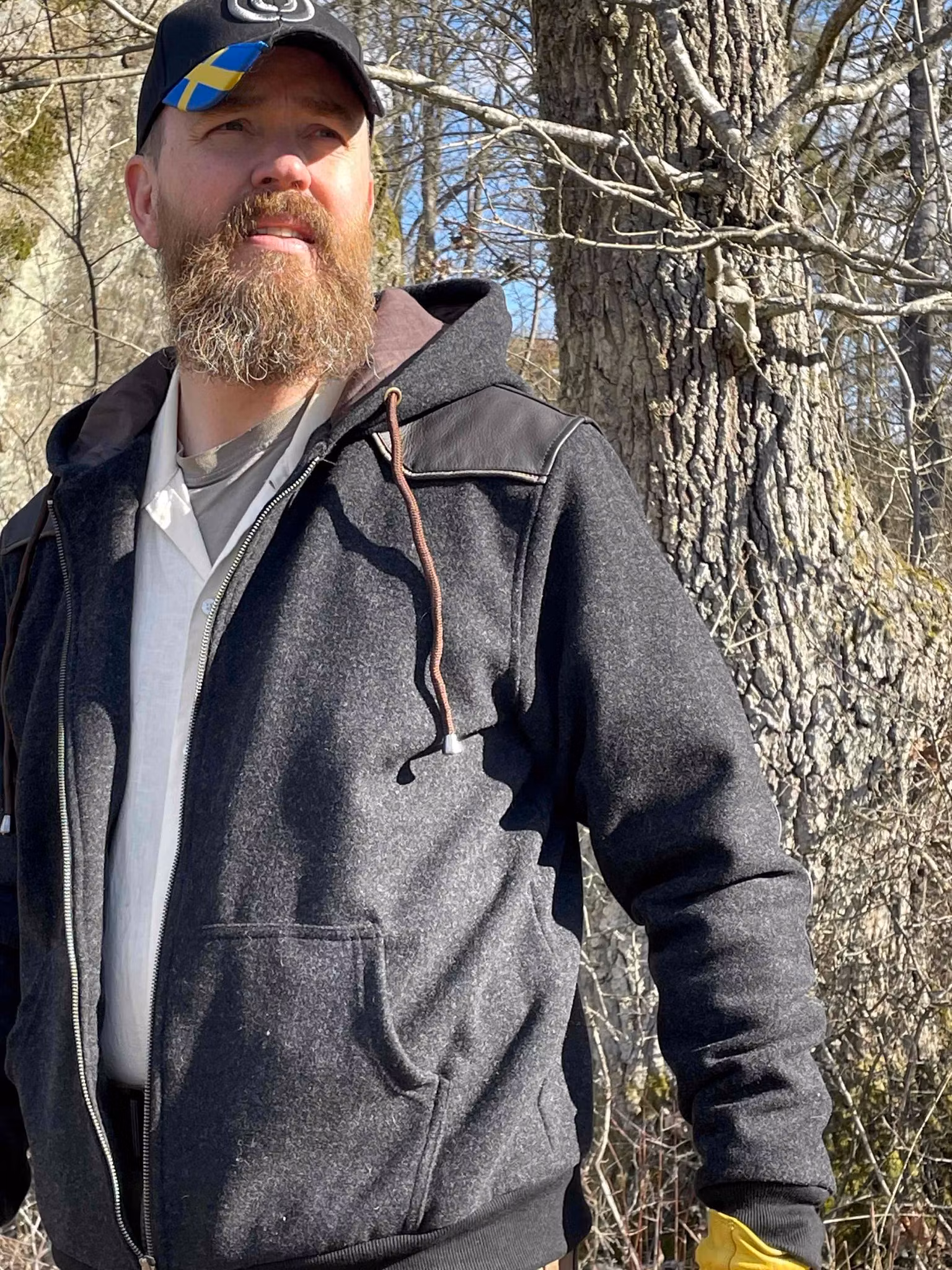Hoodie Kung Bore, wool
