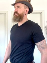V-ringad t-shirt Svart