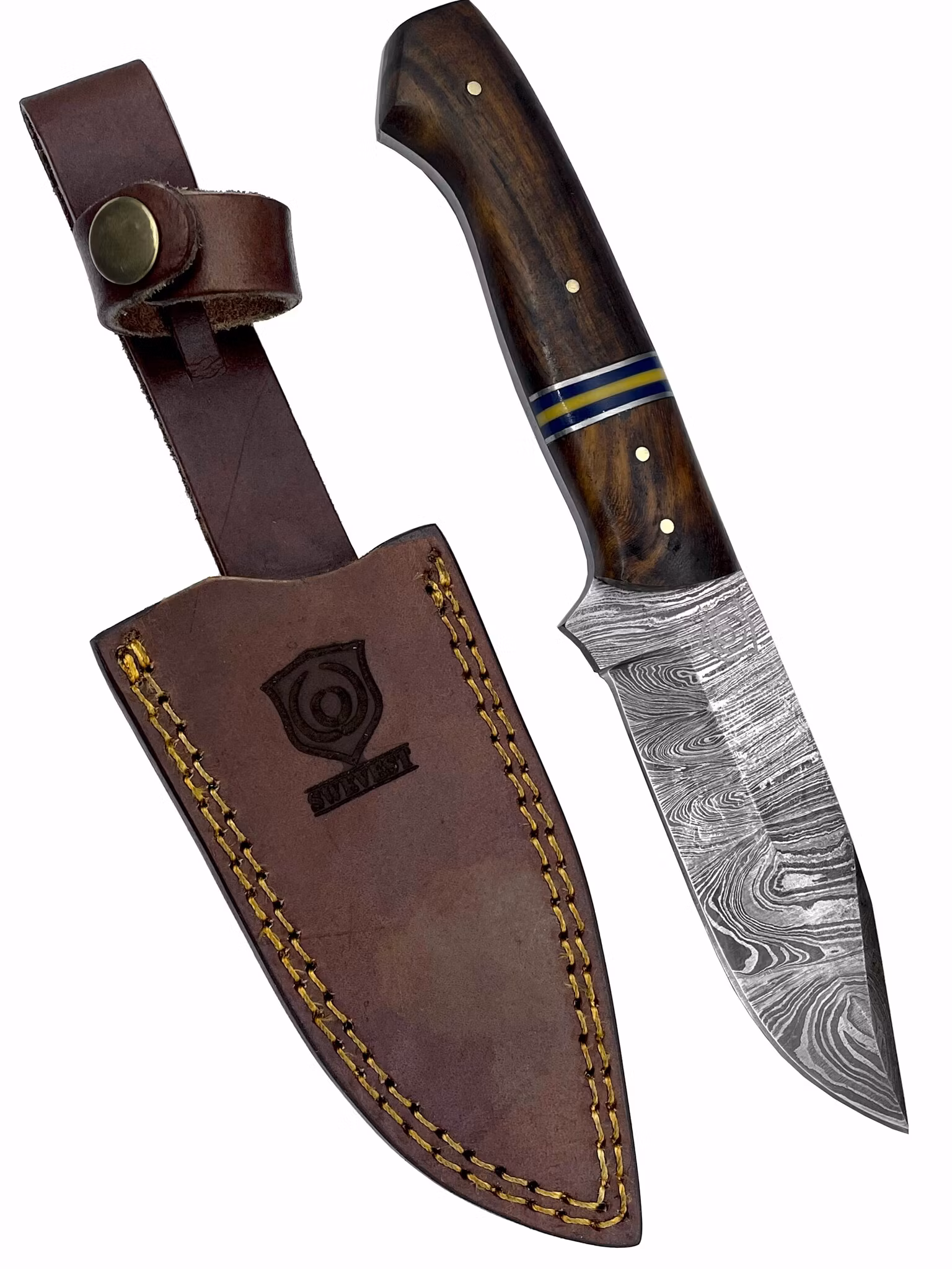 Jaktkniv Oscar Damaskerat stål