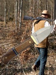 Jagdmesser No1 Walnuss