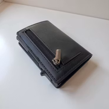 Rfid-skydd kreditkortshållare herrplånbok