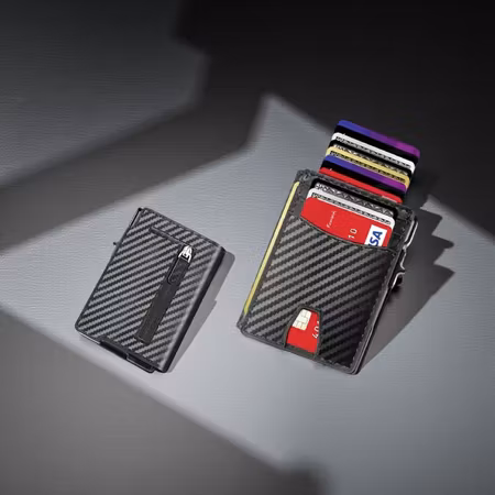 Rfid-skydd herrplånbok kreditkortshållare