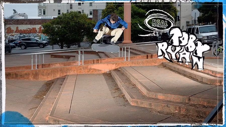 Toby Ryan is PRO for REAL Skateboards