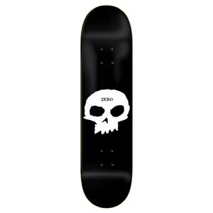 Skateboard Zero Single Skull 8,0'' Black