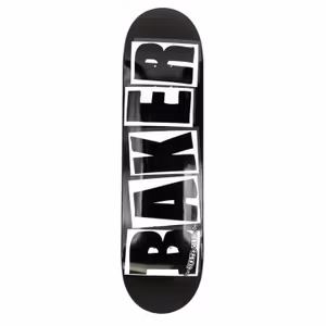 Skateboard Baker Logo 8.0'' Black/White