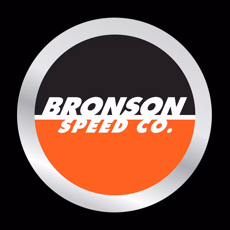 Bronson RAW Shieldless Chris Joslin Skateboard Bearings 6 Ball logo- Nordic Skateboard Supply