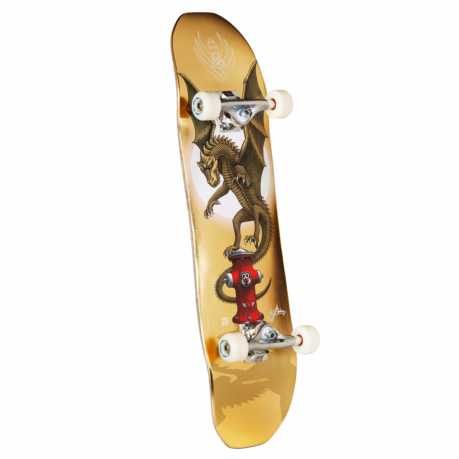Complete Skateboard Powell Peralta Andy Anderson Hydrant Gold Foil complete - Nordic Skateboard Supply