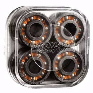 Bronson RAW Shieldless Skateboard Bearings