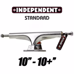 Independent 215 Standard Polished Skateboard Trucks 10''
