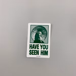 Sticker Powell Peralta Animal Chin Green 11cm
