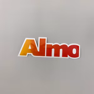 Sticker Almost 13cm