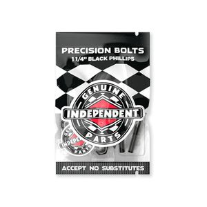 Independent 1.25'' Black Skateboard hardware Phillips