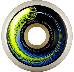 Bones Wheels X Formula Omega V6 Widecut 99a 60mm x 40mm