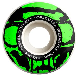 Bones Wheels OG Formula Mummy Skulls V4 Wide 100a 54mm x 34mm