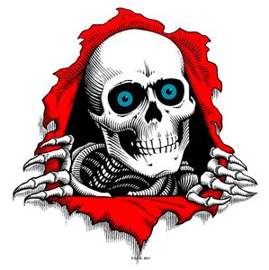 Sticker Powell Peralta Ripper Ramp Sticker clear 30 cm