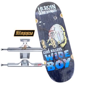 Heroin Skateboards Curb Killer Wide Boy 10.75'' plus Slappy Curb Killers 10''