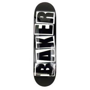 Skateboard Baker Logo 8.25'' Black/White