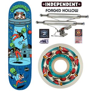 Pro Complete Chrononaut ''Moo Beam'' x Independent trucks x Bones X99