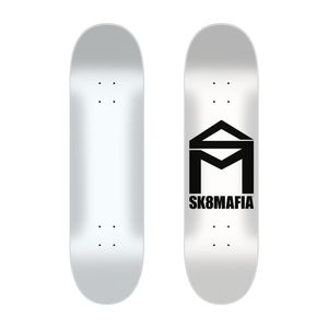 Skateboard Sk8 Mafia House Logo Full Dip White 8,75''