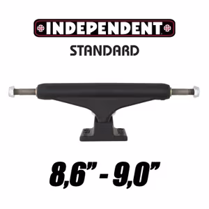 Independent 159 Standard Skateboard Trucks Matt Black