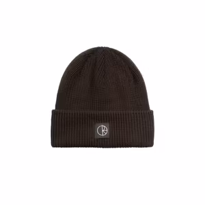 Polar Skate Co Double Fold Merino Beanie (Brown)