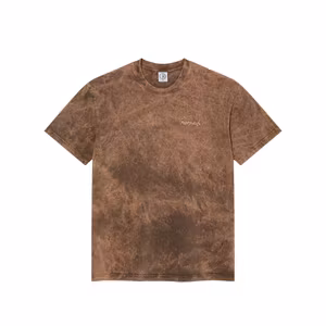 Polar Skate Co Acid Tee Surf Logo (Brown)