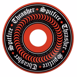 Spitfire Wheels Formula Four Radial Full Thrasher Oath 54mm 99a (Red)