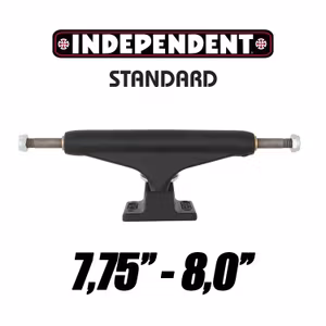 Independent 139 Standard Skateboard Trucks Matt Black