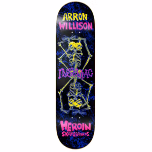 Heroin Skateboards Aaron Wilson Knock Off  8,5''