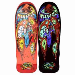 Skateboard Stanta Cruz Stranger Things Grabke Max Melting Clock
