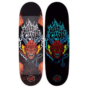 Skateboard Stanta Cruz Stranger Things Hellfire Flame 9,0'' Egg