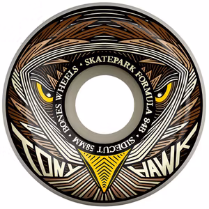 Bones Wheels Skatepark Formula Tony Hawk Night Hawk SPF 84B P5 sidecut 58mm