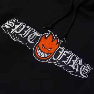 Spitfire Hood Old E Logo  (Black)